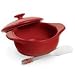Poinsettia Brie Baker and Cheese Knife Set