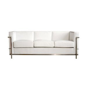 610 Le Corbusier Petite Sofa in White