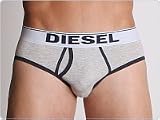 Diesel Men's Lukex Grey With Light Grey Band Boxer Briefs