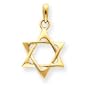 14k Star of David Pendant - Measures 17x19mm - JewelryWeb