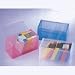 3.5in Blue Desktop Floppy Disc Holder for 50 Discs