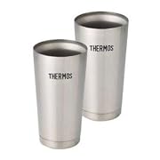 THERMOS 真空断熱タンブラー2個セット シルバー 400ml JMO-GP2