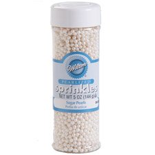 WILTON SUGAR PEARLS - WHITE 710-044