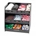 Office Products : AVTVFC1515 - Vertical Condiment Organizer,9 Cmpmnt,14-1/2x11-3/4x15,BK