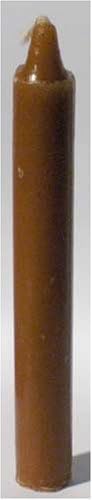 Brown 6" Taper Candles