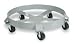Industrial Grade 1XWA2 Welded Steel Dolly, 55 Gal, Cap 1400 Lb