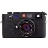 Leica M7 0.72 35mm Rangefinder Black Camera Body, 0.72 Viewfinder Magnification with 50mm f/2 Lens, U.S.A.