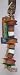Planet Pleasures Koko Crunch Multi Color Small 8in Natural Bird Toy