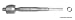 Deeza Chassis Parts CV-A607 Inner Tie Rod End