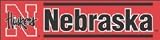 BNEB Nebraska Giant 8-Foot X 2-Foot Nylon Banner