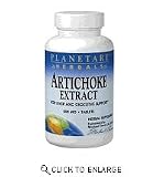 Planetary Formulas Artichoke Extract 500mg, 120 tabs