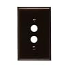 Classic Accents Oil Rubbed Bronze Single Gang Push Button Switchplate