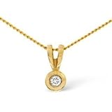 9ct Diamond Pendant 0.05ct