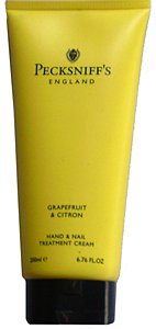 Pecksniffs Grapefruit & Citron Hand & Nail Treatment Cream 6.76 Fl.Oz. From England