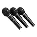 Behringer XM1800S Dynamic Cardioid Vocal Microphone (3 Pack)