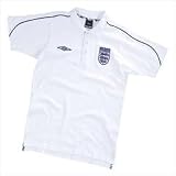 Umbro England Senior Polo White X-Large