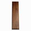 Solid Walnut Wood 2 Track Competition Cribbage Board with Quality Solid Brass Cribbage Pegs with a Tapered Body Design and an Easy Grip Top (3 Gold / 3 Silver) and a Deck of Playing Cards