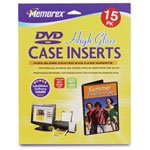 MEMOREX GLOSS 15-INSERTS FOR DVD JEWEL CASES