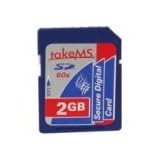 takeMS 2GB Secure Digital flash memory card High speed (60x)
