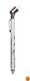 Interdynamics GP-10 R134A R-12 and R-22 Air Conditioning Pencil Gauge - Pack of 1