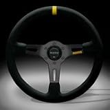 MOMO(モモ） ステアリング　MOD.08　BLACKレザー/BLACKスポーク　M-58 コーン