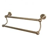 Allied Brass 18 quot Double Towel Bar Satin Gold WP 72 18 SGD
