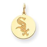 14K Chicago White Sox Small Logo Disc Charm