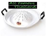 SellerGiveOrBuy Aluminum Thai Lao Korean Style BBQ Grill Topper 12" Product of Thailand