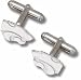 Kansas State Wildcats 3/8 Powercat Sterling Silver Cuff Links - 1 Pair