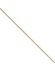 10k Gold .5mm Box Chain 16 Inches