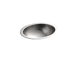KOHLER K-2609-NA Bachata Stainless Steel Lavatory with Overflow