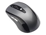 Produkt-Bild: EDNET Notebook Nano Wireless Laser Maus mit kleinem Nano Receiver zum Verstauen in der Maus 6 Tasten mit Umschaltbarer Aufloesung
