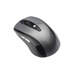 EDNET Notebook Nano Wireless Laser Maus mit kleinem Nano Receiver zum Verstauen in der Maus 6 Tasten mit Umschaltbarer Aufloesung