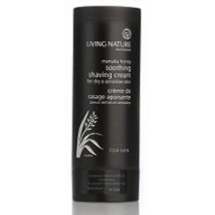Living Nature Soothing shaving Cram Waschcreme und Rasiercreme 100 ml