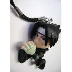 NARUTO: Black Sasuke Cellphone / Key chain Charm