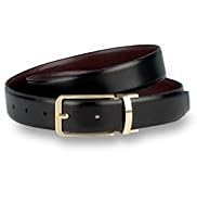 Coated Leather Reversible Prong Belt
