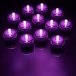 Submersible LED Decor Tea Light * Wedding or Events * (Pack of 10) - Purple