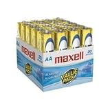 Maxell 723453 LR6 20MP AA Cell 20 Pack Brick Battery