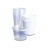 White Plastic Container 16.6 oz. (GW166H)