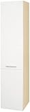 Fackelmann 84312 ACTIVE Hochschrank, Front Shiny, 2 Türen, H/B/T 179x40x41 cm