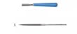 GROBET SWISS NEEDLE FILES 4 INCH KNIFE CUT 2 WITH HANDLES