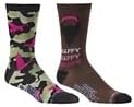 Duck Dynasty 2-pack Women's Crew Socks (Happy Happy Happy)