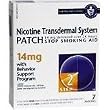 Novartis Nicotine Transdermal System Stop Smoking Aid Patch, Step 2, 14 mg - 7 Ea