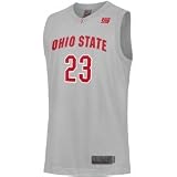Nike Elite Ohio State Buckeyes #23 Gray Replica Basketball Jersey