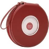 Swing Solo CD Case Holds 20 CDs, Two CDs Back to Back in Archival Plastic Sleeves with Soft Poly Divider, Sport Red.
