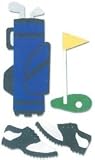 Paper Bliss Adhesive Embellishments-Golf 4pcs