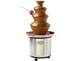 Nostalgia Electrics Stainless Steel Chocolate Fondue Fountain 3-Tier