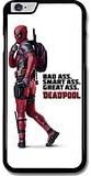 Deadpool Anti-Hero Cool Design for Iphone Case with Low Shipping Price with Laser Technology Printing (iPhone 6 Plus/6S Plus Black)