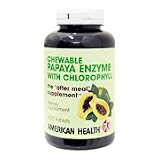 Papaya Enzyme with Chlorophyll - 600 chewable tabs., (American Health)