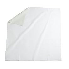 Duro-Med Flannel/Rubber Waterproof Sheeting, White, 36 X 72